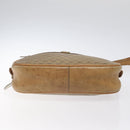 GUCCI Micro GG Supreme Shoulder Bag PVC Beige Gold Auth ti3123-5