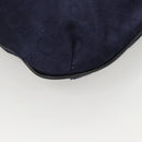 CELINE C Sulky Hand Bag Canvas Navy Auth ti3127-9