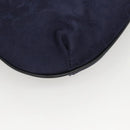 CELINE C Sulky Hand Bag Canvas Navy Auth ti3127-15