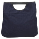 CELINE C Sulky Hand Bag Canvas Navy Auth ti3127-2