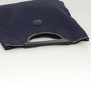 CELINE C Sulky Hand Bag Canvas Navy Auth ti3127-6