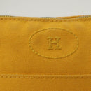HERMES Bolide Pouch PM Canvas Yellow Gold Auth ti3130-13