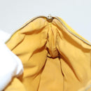 HERMES Bolide Pouch PM Canvas Yellow Gold Auth ti3130-16