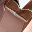 Burberrys Nova Check Boston Bag Canvas Beige Gold Auth ti3132-16