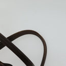 Burberrys Nova Check Boston Bag Canvas Beige Gold Auth ti3132-8