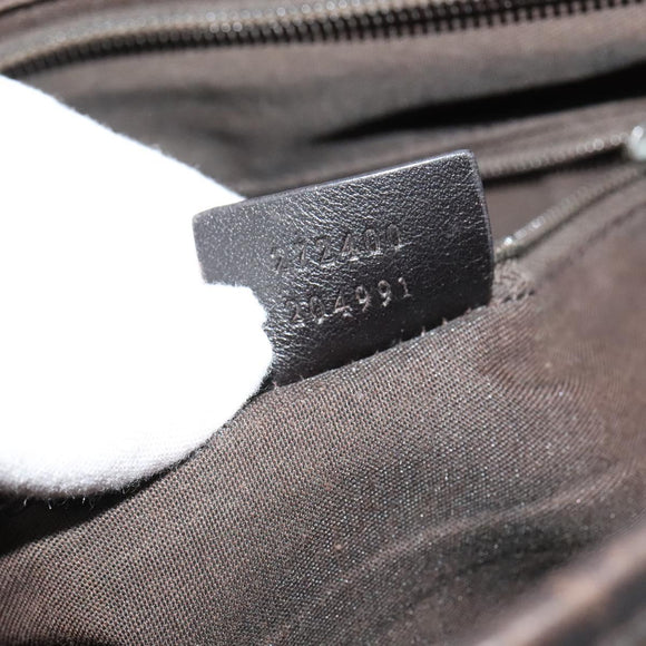 GUCCI GG Canvas Abbey Shoulder Bag Outlet Brown Gold 272400 Auth ti3133