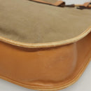 GUCCI Shoulder Bag Canvas Leather Beige Brown 110295 Auth ti3134-14