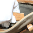 GUCCI Shoulder Bag Canvas Leather Beige Brown 110295 Auth ti3134-12