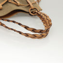 GUCCI Shoulder Bag Canvas Leather Beige Brown 110295 Auth ti3134-7