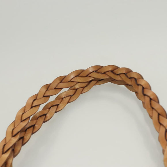 GUCCI Shoulder Bag Canvas Leather Beige Brown 110295 Auth ti3134