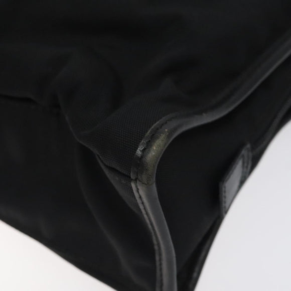 GUCCI Jackie Hand Bag Nylon Black Silver 002 1071 Auth ti3135