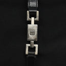 GUCCI Jackie Hand Bag Nylon Black Silver 002 1071 Auth ti3135-18