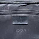 GUCCI Jackie Hand Bag Nylon Black Silver 002 1071 Auth ti3135-19