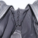 GUCCI Jackie Hand Bag Nylon Black Silver 002 1071 Auth ti3135-21