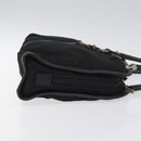 GUCCI Jackie Hand Bag Nylon Black Silver 002 1071 Auth ti3135-3
