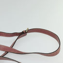 GUCCI GG Canvas Sherry Line Shoulder Bag Beige Gold 144388 Auth ti3136-8