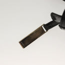 GUCCI Hand Bag Enamel 2way Black Gold 000 2113 0553 Auth ti3137-9