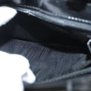 GUCCI Hand Bag Enamel 2way Black Gold 000 2113 0553 Auth ti3137-21