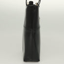 GUCCI Hand Bag Enamel 2way Black Gold 000 2113 0553 Auth ti3137-4