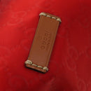 GUCCI GG Canvas Tote Bag Nylon Red Gold 282439 Auth ti3140-17