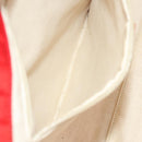 GUCCI GG Canvas Tote Bag Nylon Red Gold 282439 Auth ti3140-20