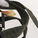 PRADA Sports Boston Bag Nylon Black Silver Auth ti3146-9