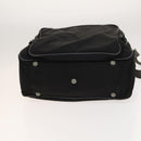 PRADA Sports Boston Bag Nylon Black Silver Auth ti3146-5