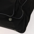 PRADA Sports Boston Bag Nylon Black Silver Auth ti3146-10
