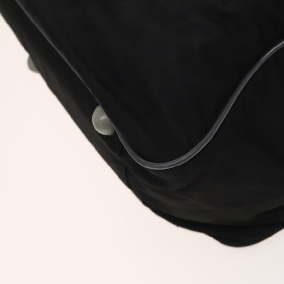 PRADA Sports Boston Bag Nylon Black Silver Auth ti3146