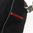 PRADA Sports Boston Bag Nylon Black Silver Auth ti3146-18