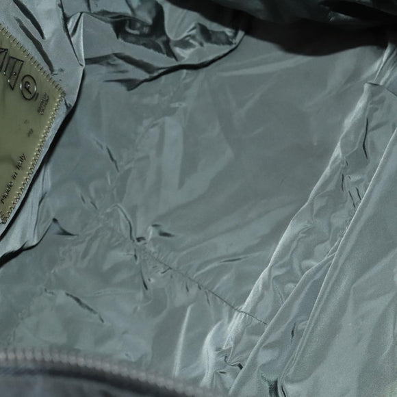 PRADA Sports Boston Bag Nylon Black Silver Auth ti3146