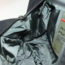 PRADA Sports Boston Bag Nylon Black Silver Auth ti3146-23