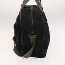 PRADA Sports Boston Bag Nylon Black Silver Auth ti3146-3