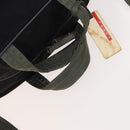 PRADA Sports Boston Bag Nylon Black Silver Auth ti3146-8