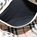 BURBERRY Shoulder Bag Leather White Auth ti3147-20