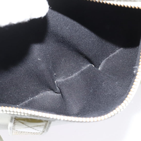 BURBERRY Shoulder Bag Leather White Auth ti3147