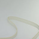 BURBERRY Shoulder Bag Leather White Auth ti3147-8