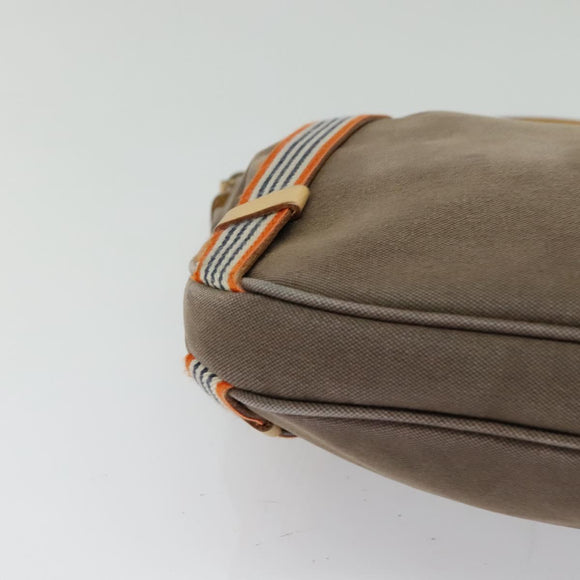 BURBERRY Blue Label Shoulder Bag Canvas Brown Auth ti3148