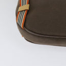 BURBERRY Blue Label Shoulder Bag Canvas Brown Auth ti3148-15