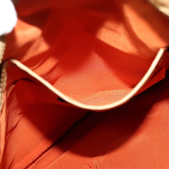 BURBERRY Blue Label Shoulder Bag Canvas Brown Auth ti3148