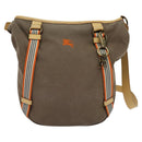 BURBERRY Blue Label Shoulder Bag Canvas Brown Auth ti3148-13