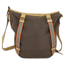BURBERRY Blue Label Shoulder Bag Canvas Brown Auth ti3148-2
