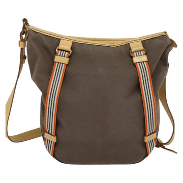 BURBERRY Blue Label Shoulder Bag Canvas Brown Auth ti3148 - 0
