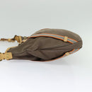 BURBERRY Blue Label Shoulder Bag Canvas Brown Auth ti3148-3