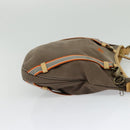 BURBERRY Blue Label Shoulder Bag Canvas Brown Auth ti3148-4