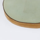 BURBERRY Blue Label Shoulder Bag Canvas Light Blue Silver Auth ti3149-15