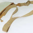 BURBERRY Blue Label Shoulder Bag Canvas Light Blue Silver Auth ti3149-7