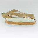 BURBERRY Blue Label Shoulder Bag Canvas Light Blue Silver Auth ti3149-5