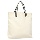 GUCCI Tote Bag Canvas White 123439 Auth ti3151-1