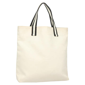 GUCCI Tote Bag Canvas White 123439 Auth ti3151
